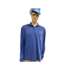 LN-1560106 Long Sleeve Polo Shirt ESD Polo Shirts Custom Logo